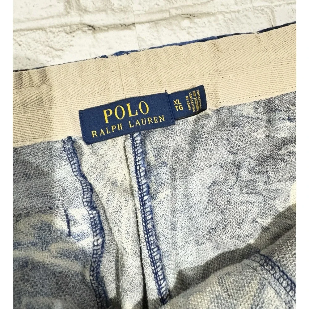 Polo Ralph‎ Lauren XL Pull On Blue Tropical Sweat Shorts